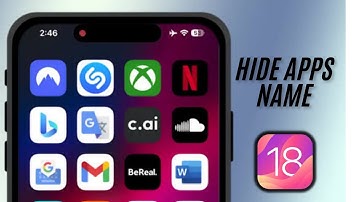 How To Hide Apps Name On iPhone iOS 18 Update!! Hide Any Apps Name On iPhone iOS 18