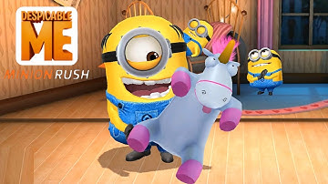 Minion Rush Mel minion Fluffy Unicorn / Vector