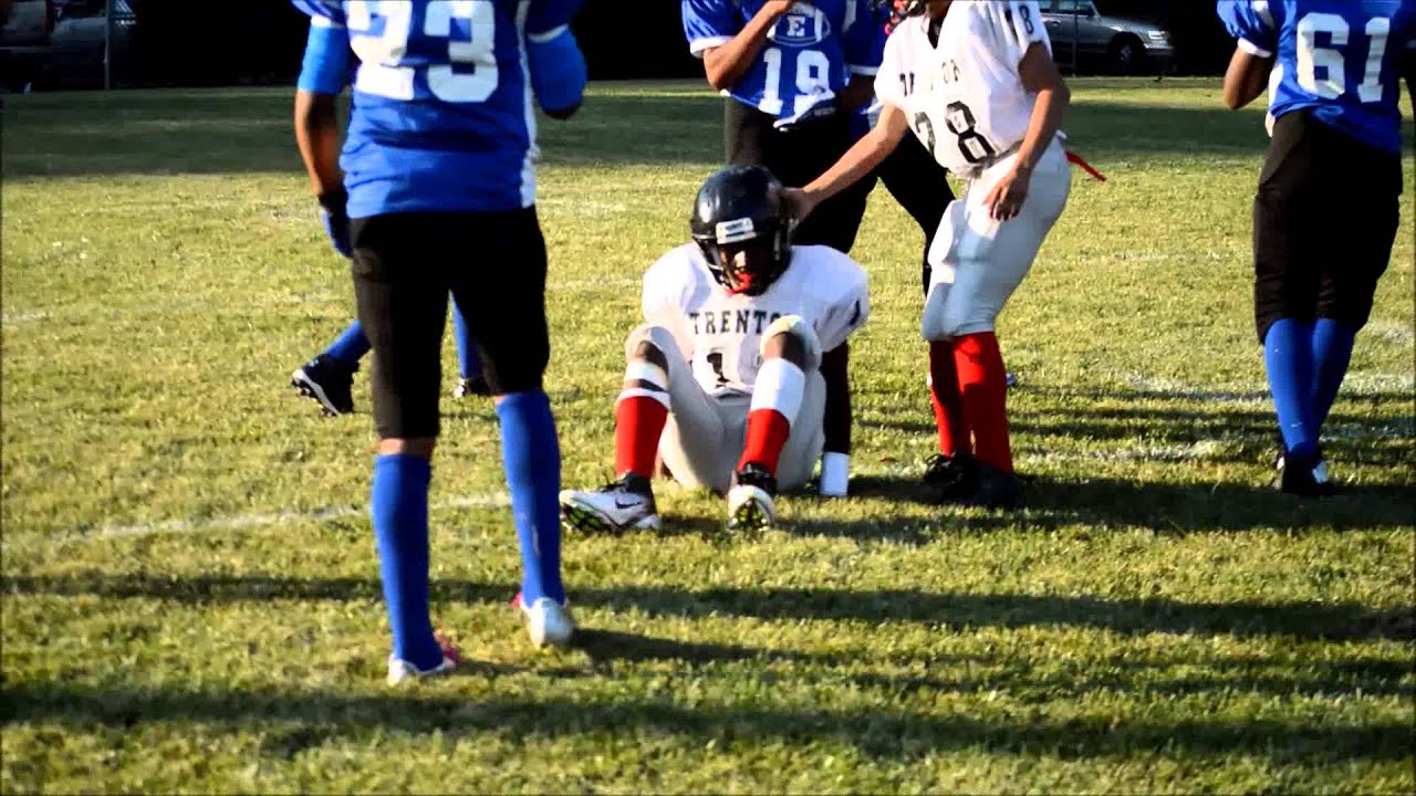 TRENTON LITTLE TORNADOES VS EWING BLUE DEVILS 9.29.13 - YouTube