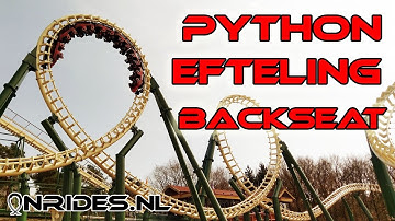 Python HD Onride POV Efteling Netherlands Backseat