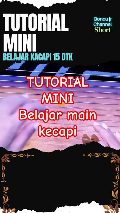 Tutorial mini  dasar main kecapi #Shorts#kecapi#mangkoko