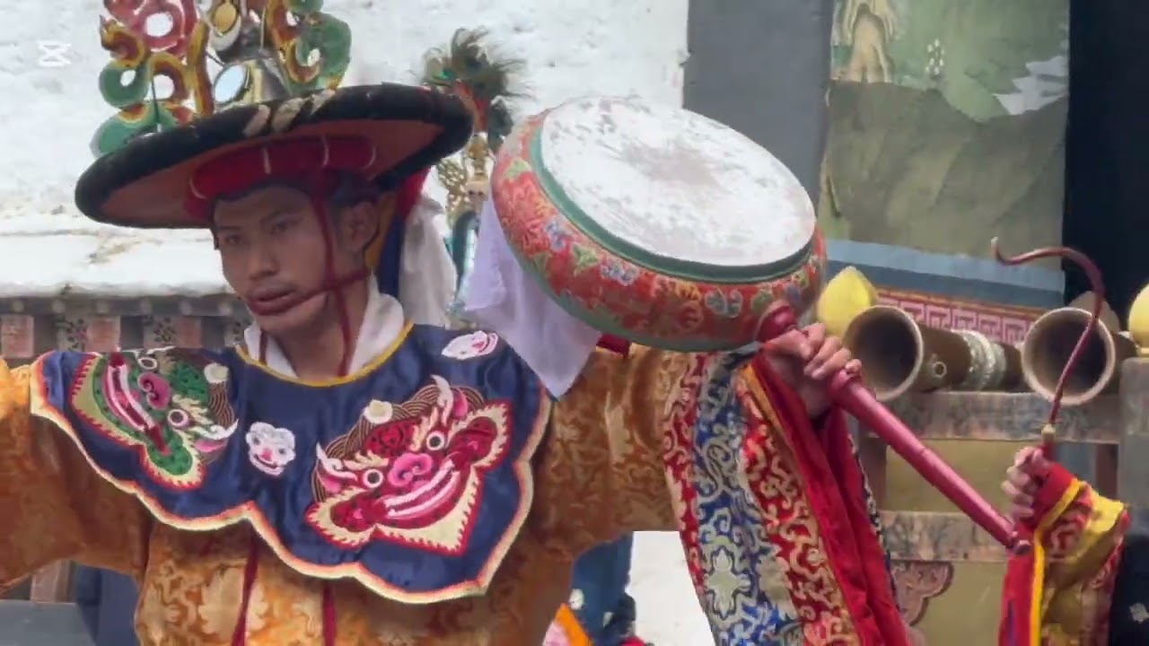 Zhana Nga Cham of Trongsa Dzong #viral #funny 