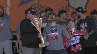 Buffalo what? Backtoback NLL champion Buffalo Bandits soak in another title celebration with fans