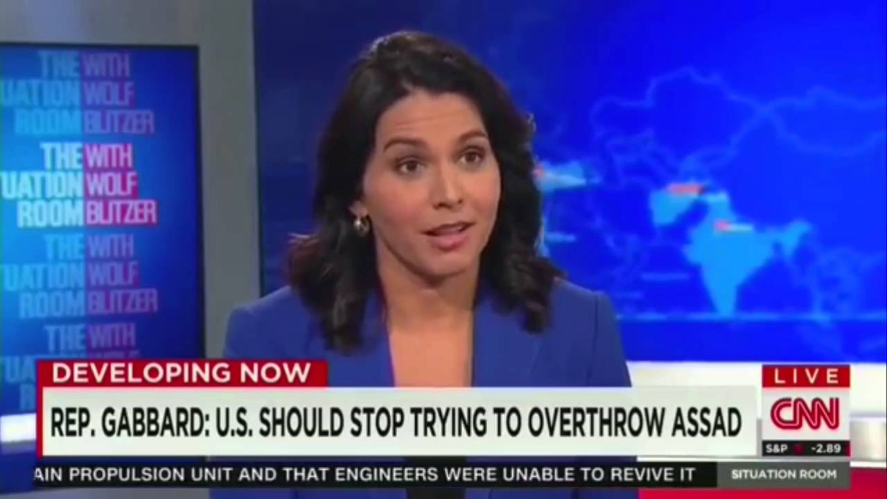 Stop the Illegal CIA-War against Syria - Tulsi Gabbard / Bernie Sanders campaign