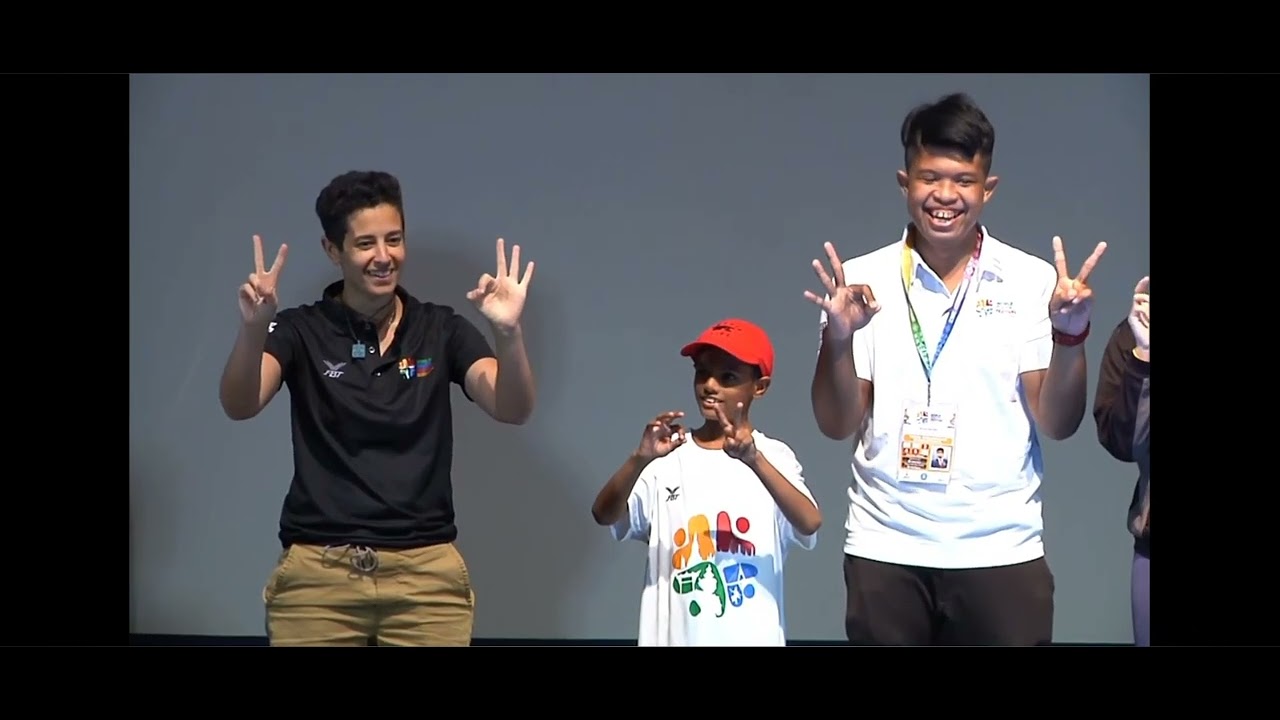 Bassam on stage in UTS Youth Festival 2022 in Bangkok