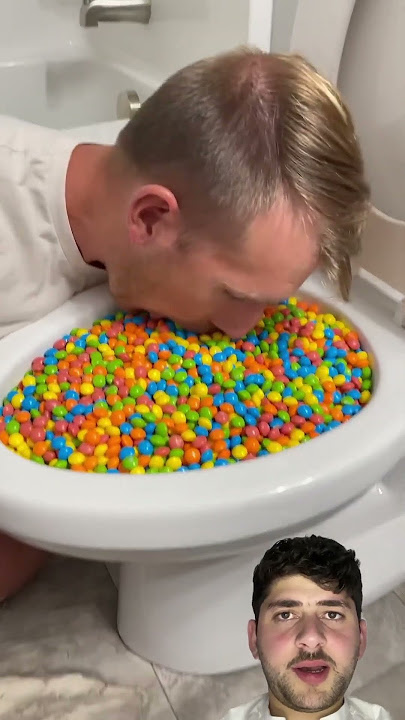 Skittle eating #comedy #funny #kids #duet #satisfying