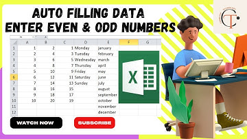 How to do Autofill Data in Excel | Enter Even, Odd Numbers (Easy Practice)