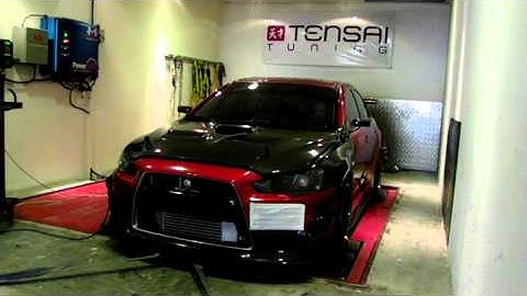 EVO X custom tuned at TENSAI