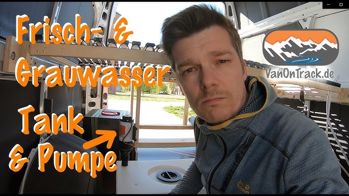 WASSERVERSORGUNG im Campervan, Frisch- und Abwassertanks einbauen