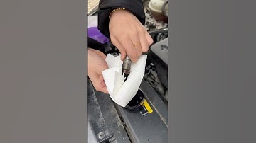 Clean the carbon deposits on the oxygen sensor to eliminate abnormal engine vibration#drivetips#diy