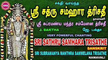 எதிர் வினைகளை செயல் இழக்கச் செய்யும் ஸ்ரீ சத்ரு சம்ஹார த்ரிசதீ  II  SRI SATRU SAMHARA TRISATHE II