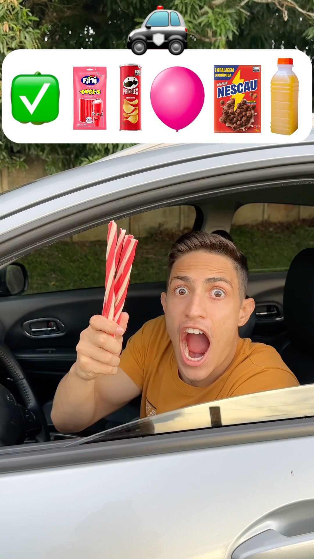 Será que o vidro vai cortar os itens?!? #shorts #challenge