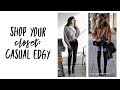 Shop Your Closet: Casual Edgy Style | Minimalism | Fashion Envy