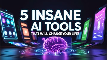 5 Insane AI Tools That Will Change Your Life!