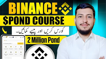 Binance Exchnage learn and Earn POND token Quest || Binance new learn and earn course