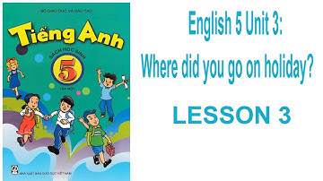 English 5 Unit 3: Where did you go on holiday? Lesson 3