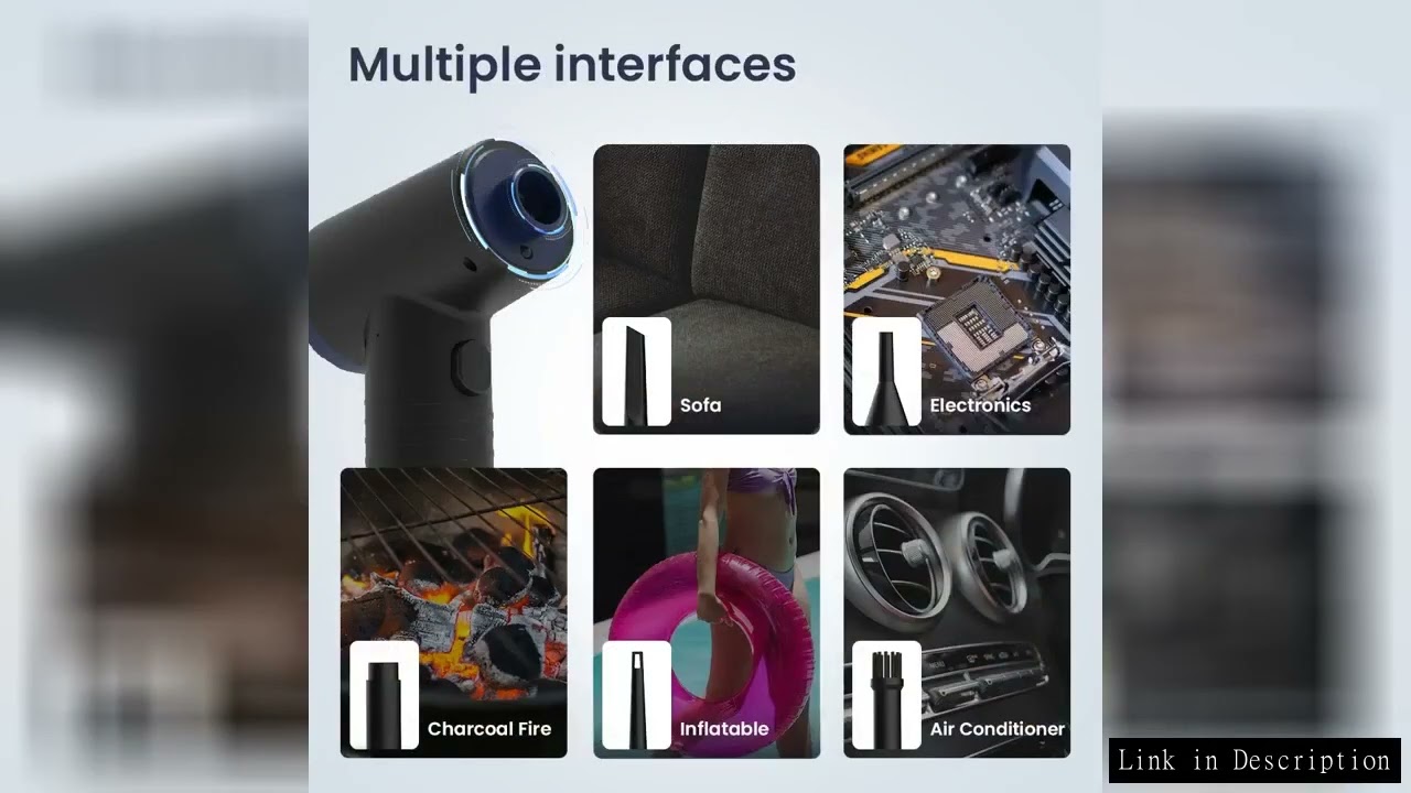 Xiaomi 1000000RPM Turbo Blower Powerful Electric Air Jet Portable Dust Cleaner 55m/s Brushless Motor