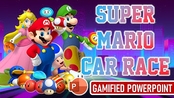 SUPER MARIO CAR RACE POWERPOINT GAME