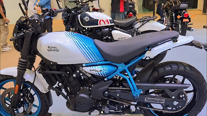 2026 Royal Enfield Guerrilla 450 3 Colors namely Yellow Ribbon, Playa Black, and Brava Blue,