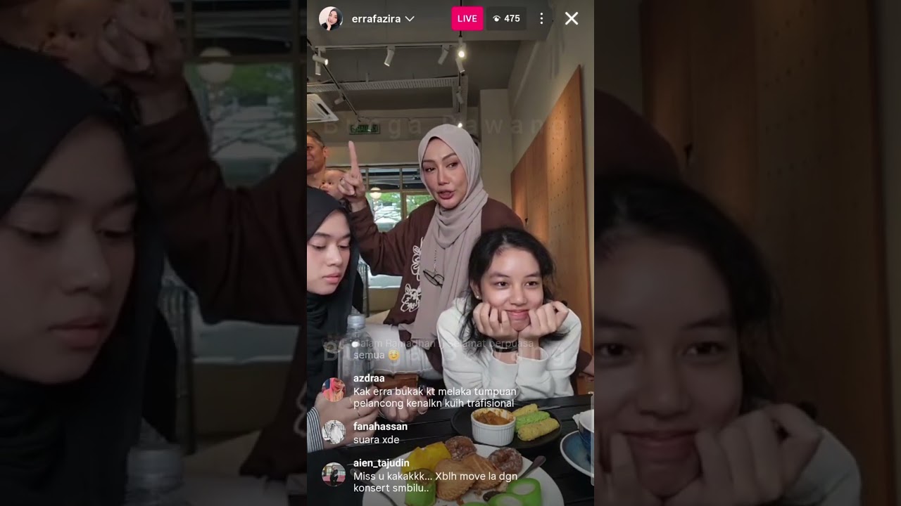 Bila Erra Fazira & Ezwan Zain Bagi Anak² Buat Live Bersama p1