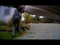 Bodycam: Armed Suspect Falls Into Pools After Being Shot By Deputies.