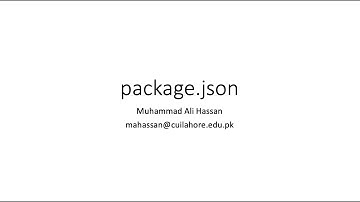 14. package.json | Node.js Tutorial for Beginners