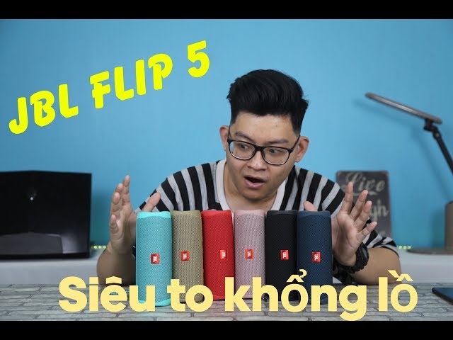 Mở hộp và trên tay nhanh JBL FLip 5 - Âm thanh hay, màu sắc đa dạng