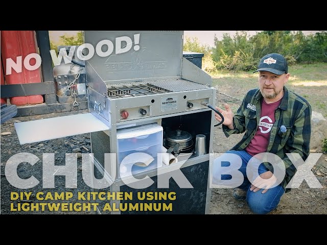 バーベキュー・調理用品 INDIANHANGER MINIMALWORKS The Chuck Box Camp Kitchen with Sink