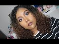 White liner warm glitter cut crease | 21st birthday makeup