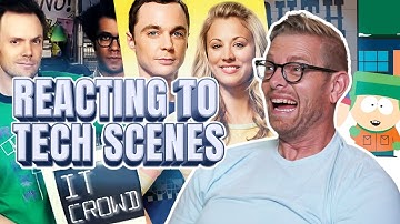 IT Expert Reacts to Tech Scenes From Movies & TV | How Real is it?