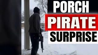 Porch Pirate Messes with the WRONG Man's Package (Caught on Ring Doorbell)