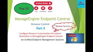 How to Configure Browser Customization & Content Restriction in ManageEngine Endpoint Central screenshot 1