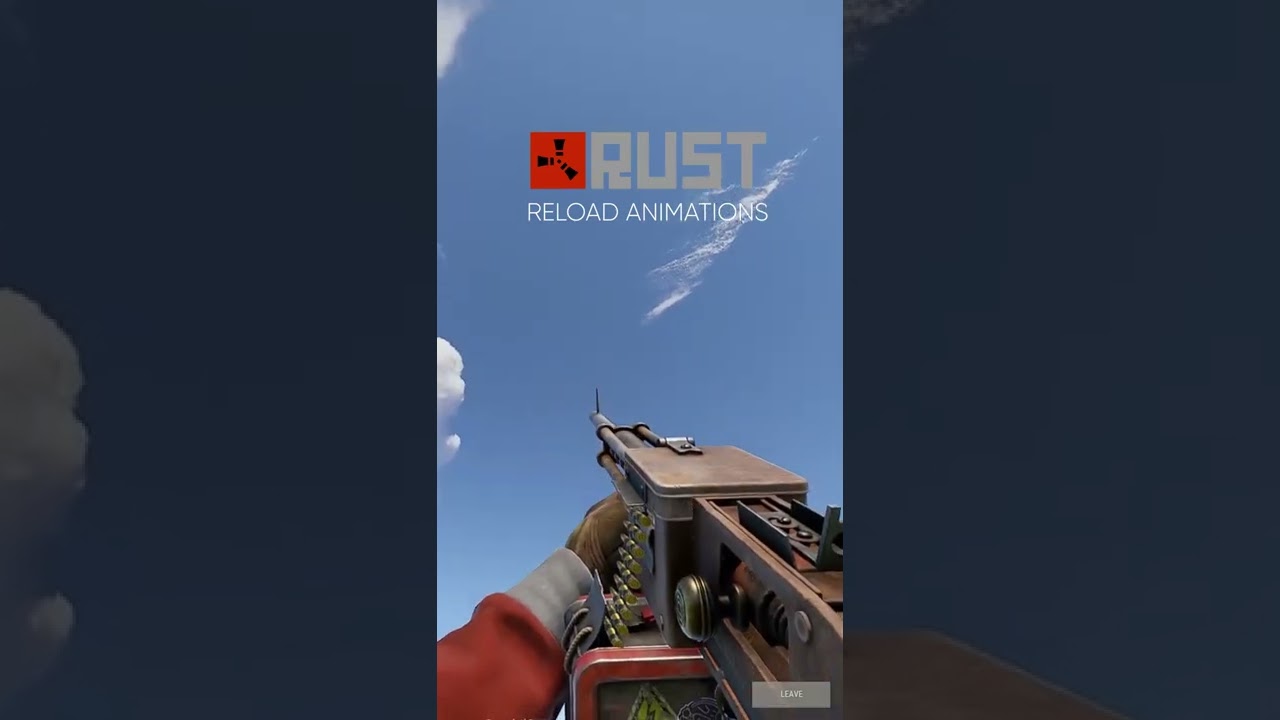 Rust HAND-MADE LMG Reload animations and new sound 