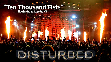 Disturbed "Ten Thousand Fists" live in Grand Rapids, MI 5/24/2016