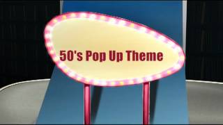 Nero 12 Platinum Suite video filter: 50's Pop Up Theme
