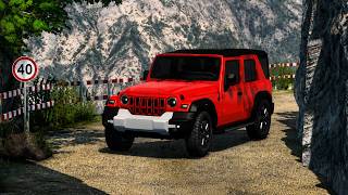 Mahindra Thar Roxx vs The Most Extreme Death Road in ETS2 Challenge