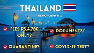 Thailand visa update 2021? Thailand visa for Indian?