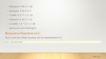 Understanding Recursive Functions in Python vs C: Troubleshooting the Collatz Conjecture