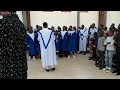 Chorale kapata de kolwezi en visite a la paroisse christsauveur