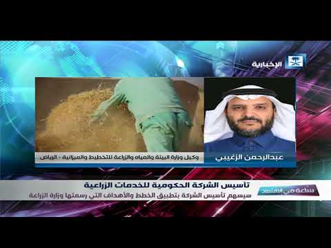 الزغيبي يتحدث عن تأسيس الشركة الحكومية للخدمات الزراعية