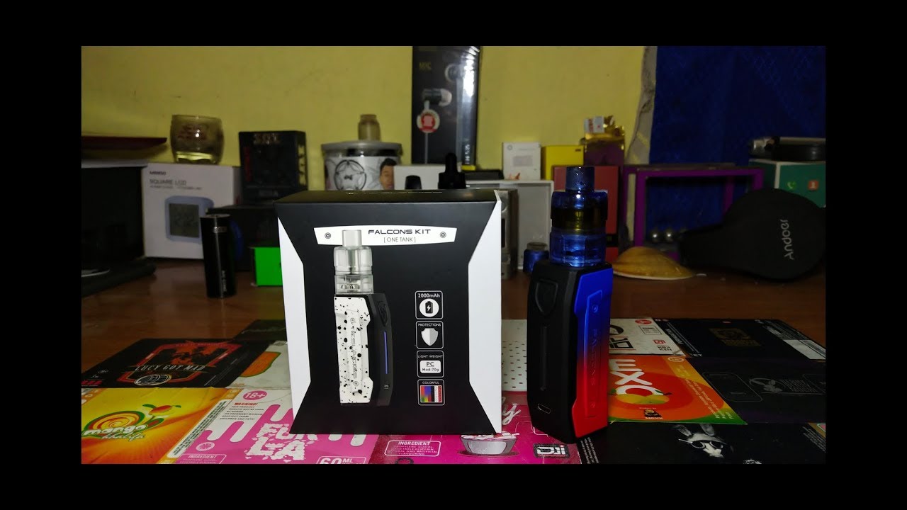 UNBOXING Falcons Kit [ONE TANK] by teslacigs INDONESIA