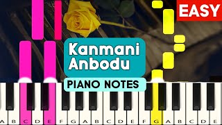 Kanmani Anbodu Easy Piano Tutorial  - Soft Piano Cover | Gunaa | Kamal Haasan screenshot 1