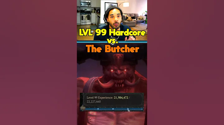 99 HARDCORE vs. The BUTCHER! #diablo4