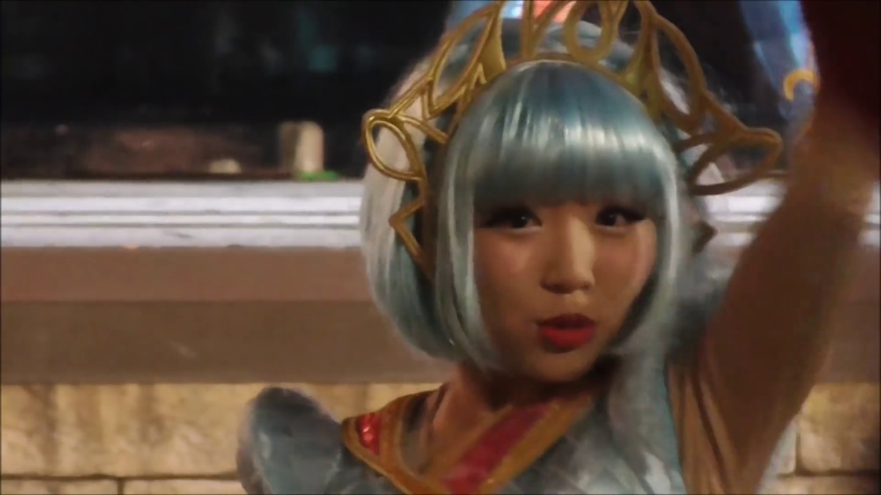 TDS クリスタル・ウィッシュ・ジャーニー・シャイン・オン 2017.2.18夜の部　神回の水色髪ダンサーさん！テンションMAXで場外から飛び出す！？（最高の気配り神！＾＾編）