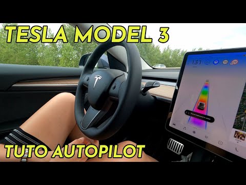 Tesla Model 3 : fonctionnement autopilot de base