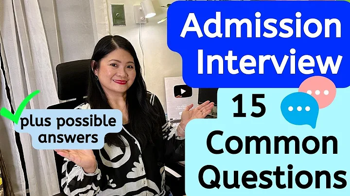 15 College Admission Interview Questions | College Entrance Q&A - DayDayNews