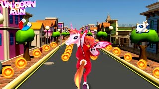 Game - Red Unicorn Run - Horse Running Video Game | Android/iOS Gameplay HD screenshot 4