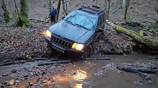 Jeep WJ 2.7 CRD, XJ 2.5 TD & Mitsubishi Pajero 3.2 - Off Road - Water Crossings, Rocks, Mud by V8AmericanMuscleCar 4,828 views 2 months ago 15 minutes