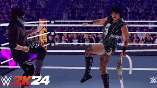 WWE 2K24 - MAMI (Rhea Ripley) & Dom Dom (Dirty Dominik Mysterio) Entrance! | PS5 [4K]