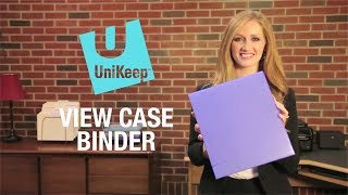 Unikeep - View Case Binder Office, School and Home Storage